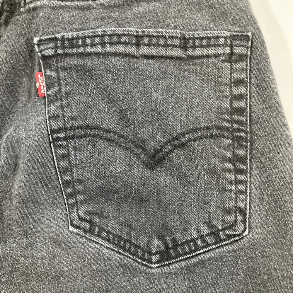 Levi's 514 Jeans Mens 32x32 Black Straight Fit Stretch Denim 30x29.5 Actual
